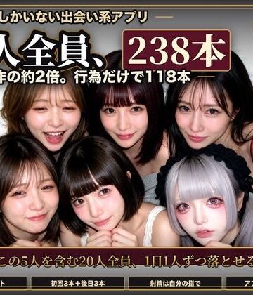 【フル漫画】【実写系Hゲーム】ヤリマンしかいない出会い系アプリ2 〜スワイプして即ホテル〜｜d_825989
